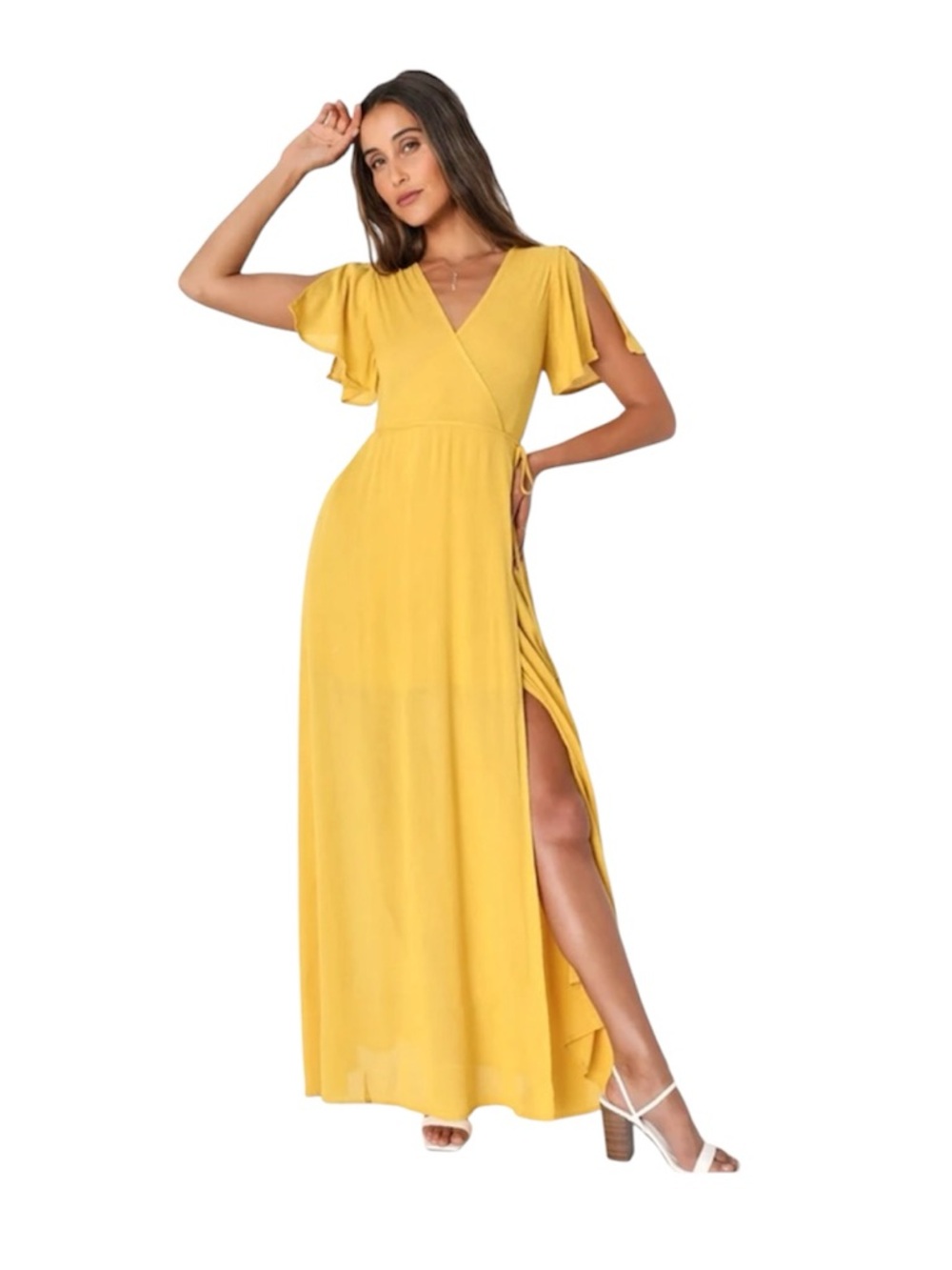 ✨Host Pick✨Never been worn Lulus Wrap dress in size small